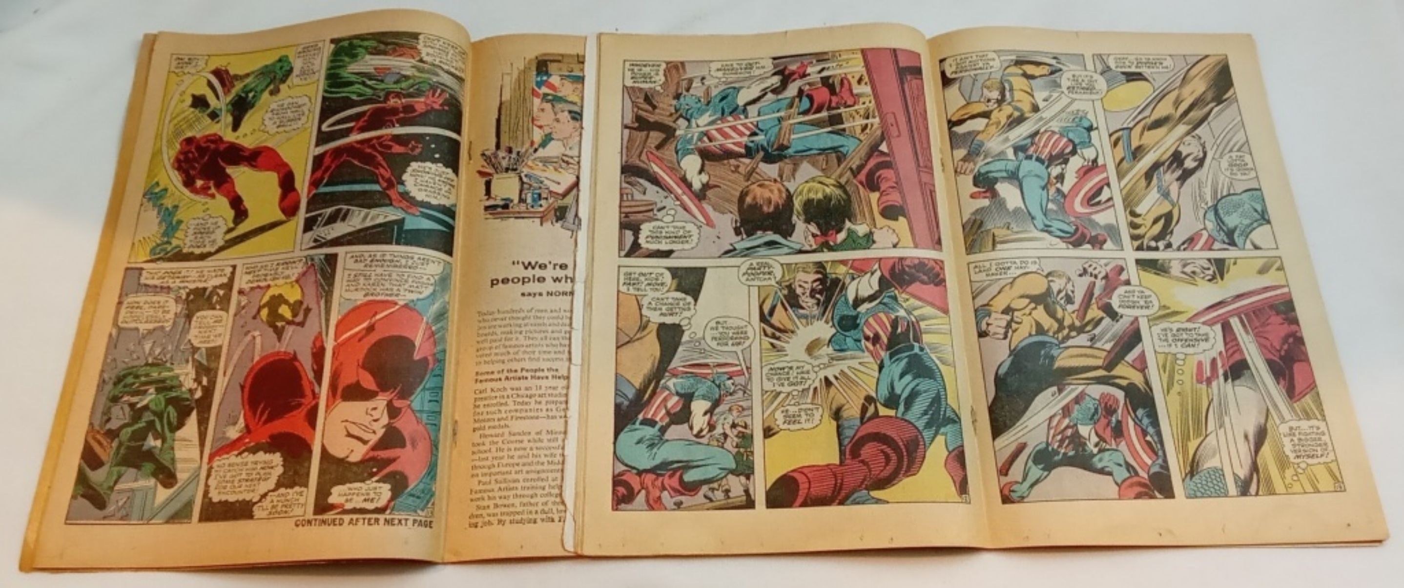 Daredevil #25 & Captain America #121