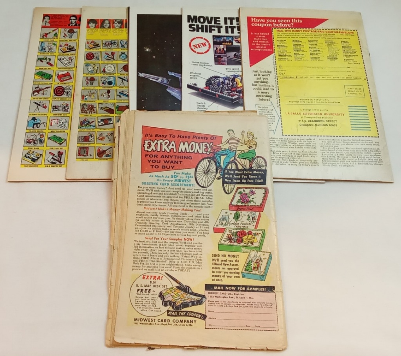 Marvel Comics Lot of 6, 1964s-1980s Raw