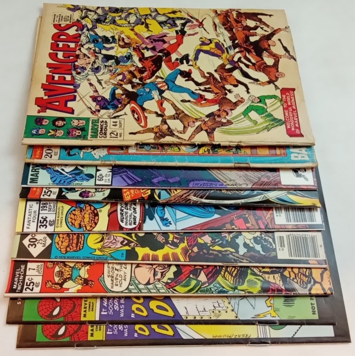 Marvel Comics Lot, Nine Issues 1970s-80s