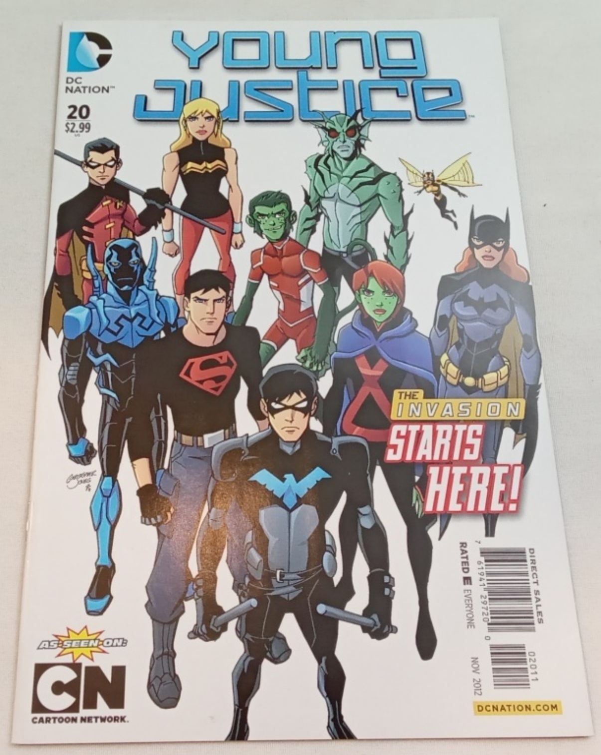 Young Justice #20, DC Nation, Raw