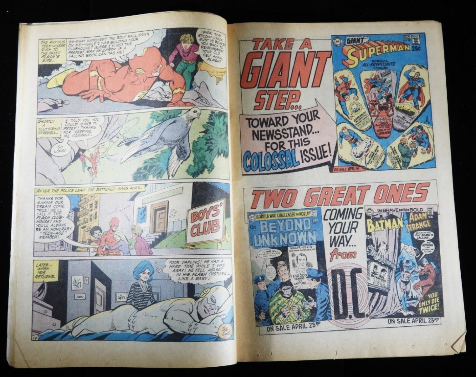 The Flash #198 1970, DC Silver Age Raw