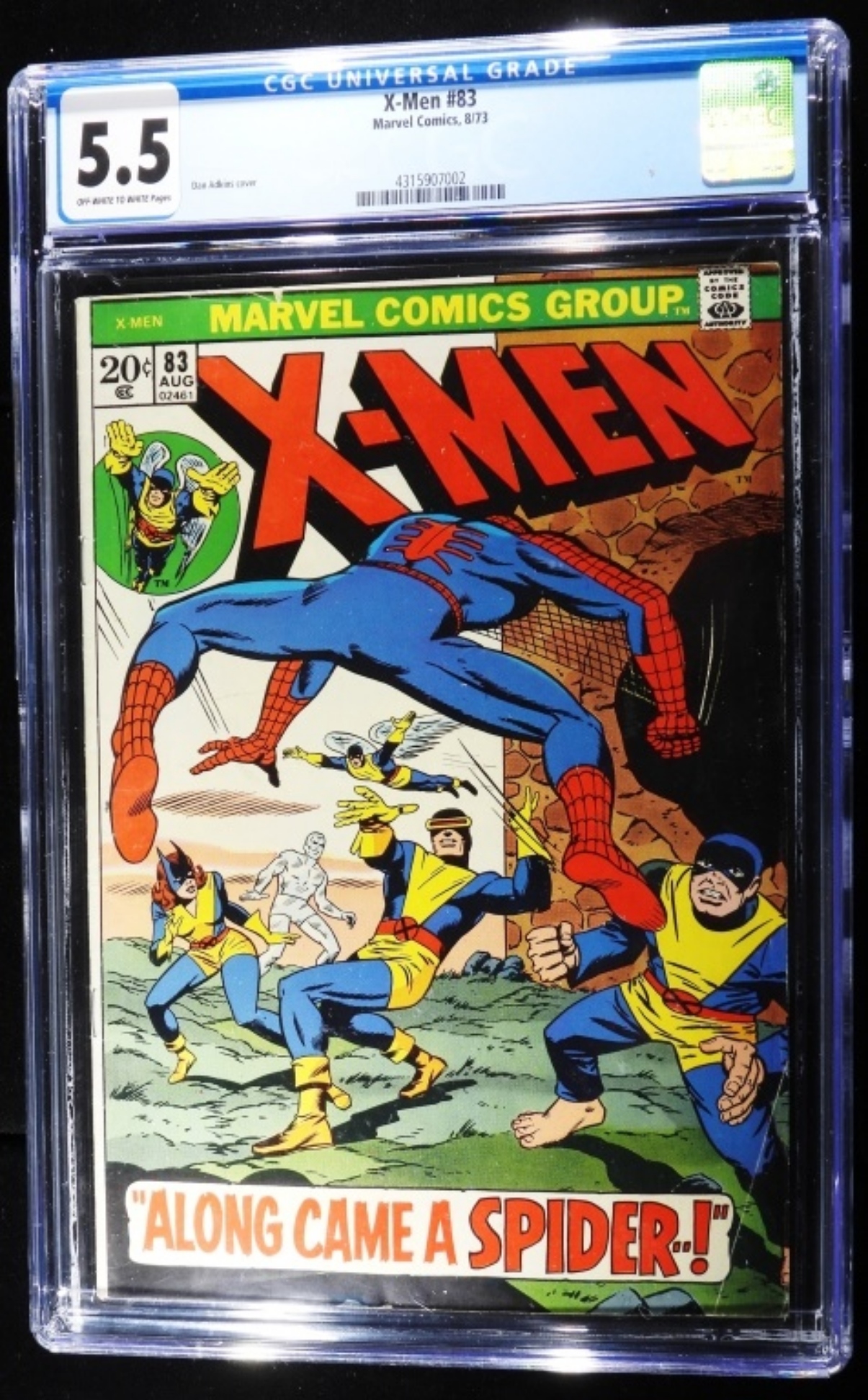 X-Men #83 1973 Marvel CGC 5.5 Adkins Cover
