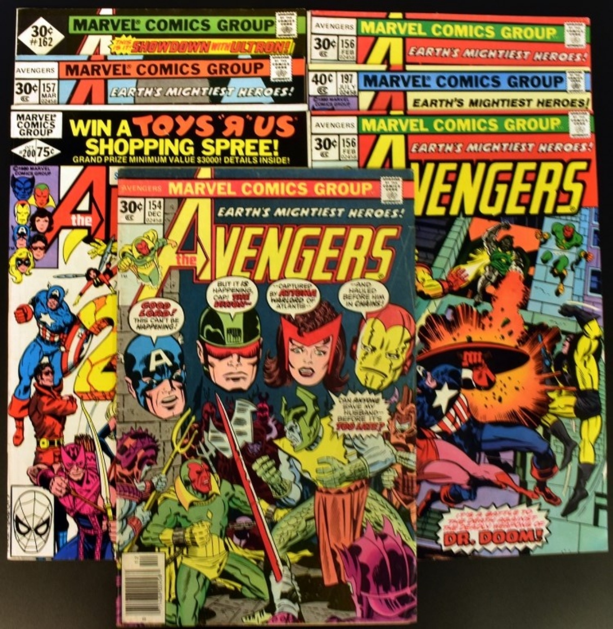 (7) Mixed Lot Of Marvel Avengers