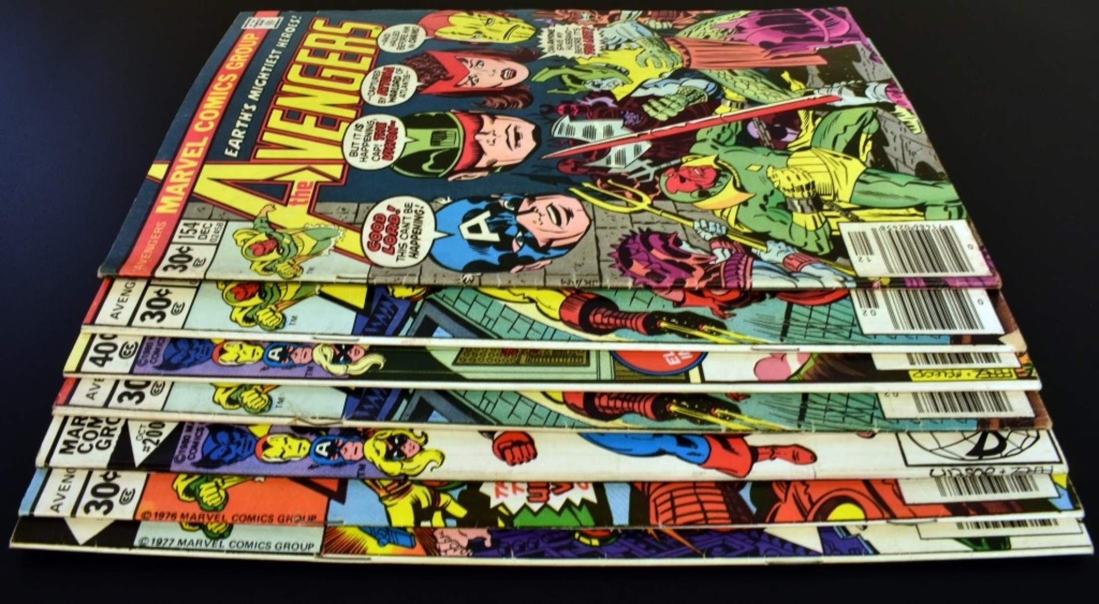 (7) Mixed Lot Of Marvel Avengers