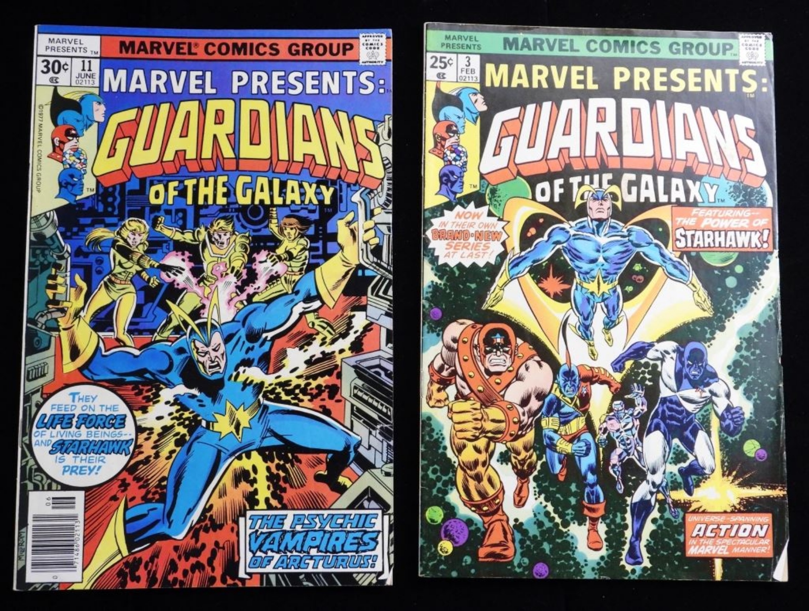 Marvel Presents Guardians Galaxy #3 & 11 Raw