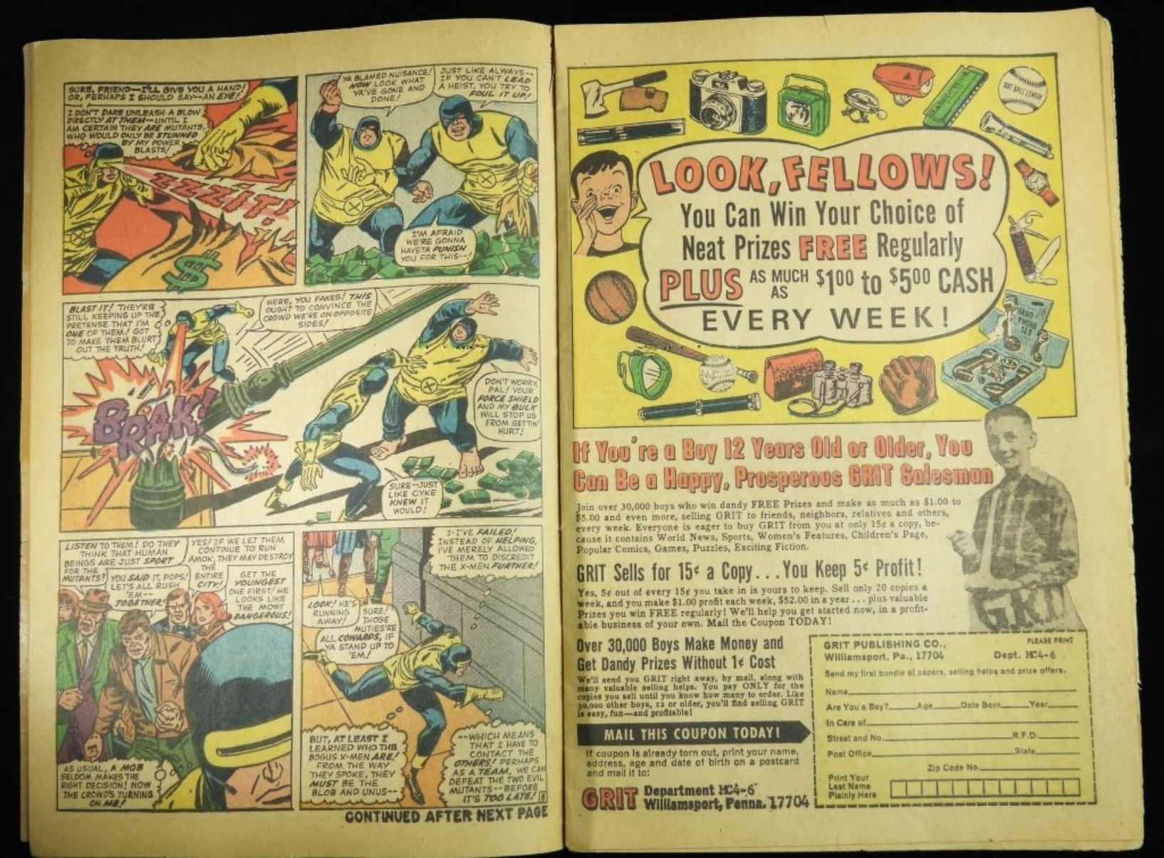 X-Men #20 1966 Marvel Silver Age Raw