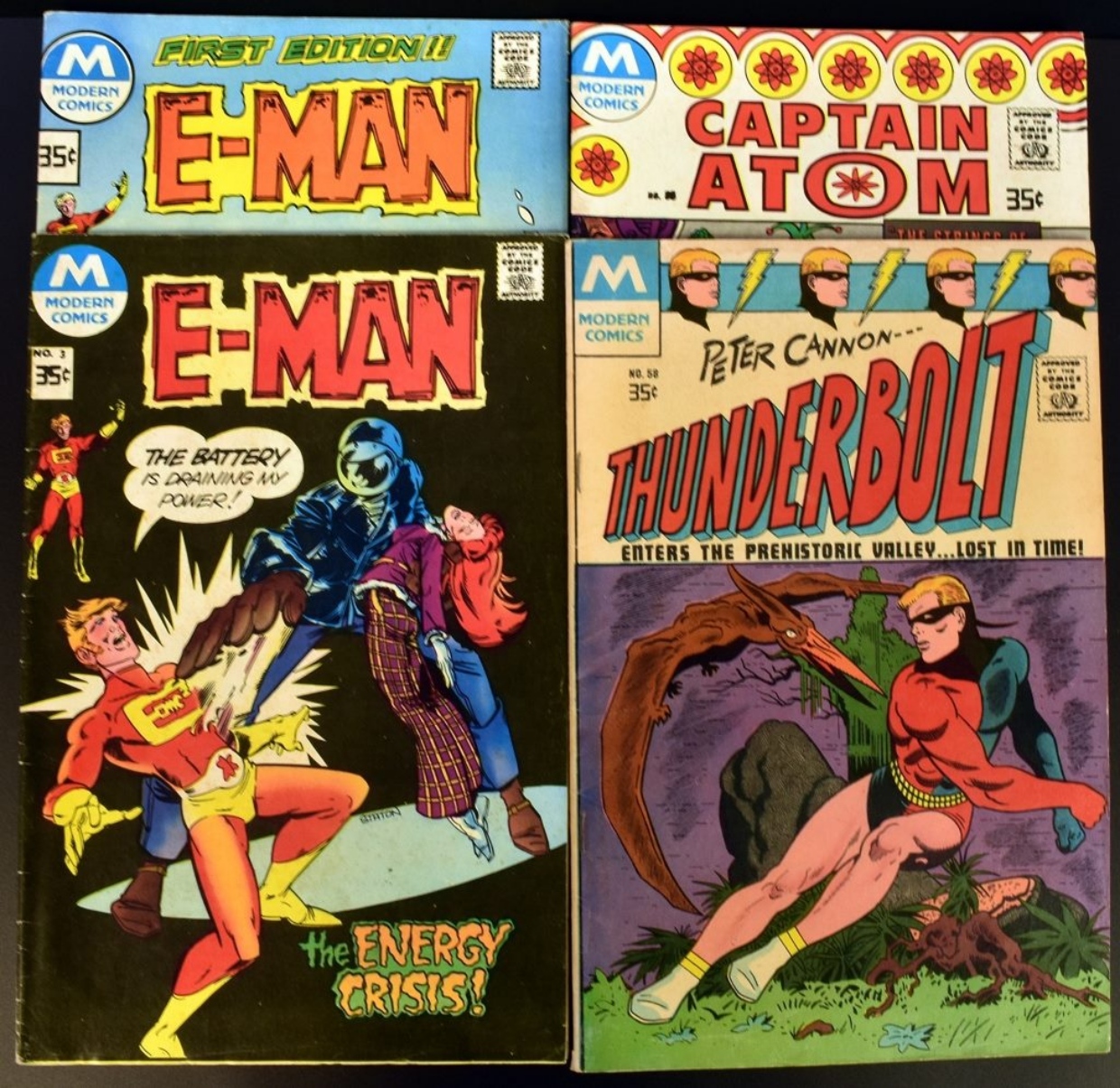 Modern Comics Reprints Lot of 4, 1977-78 Raw