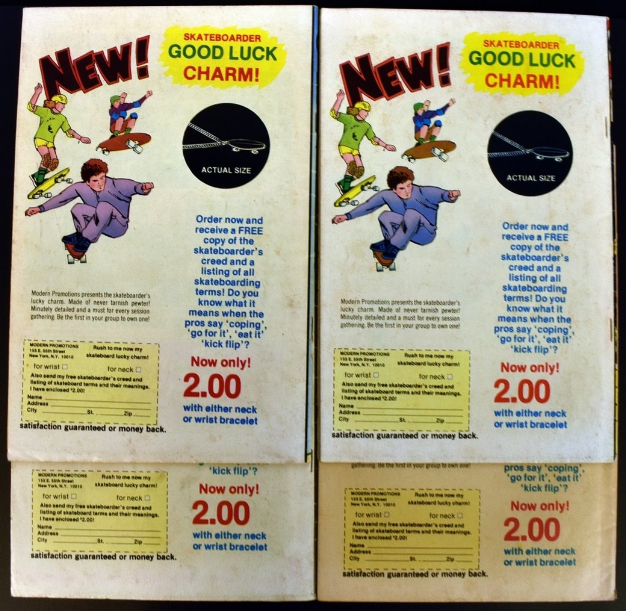 Modern Comics Reprints Lot of 4, 1977-78 Raw
