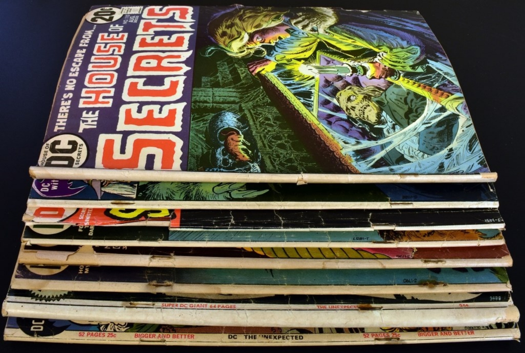 (8) Eerie DC Mixed Comics Lot