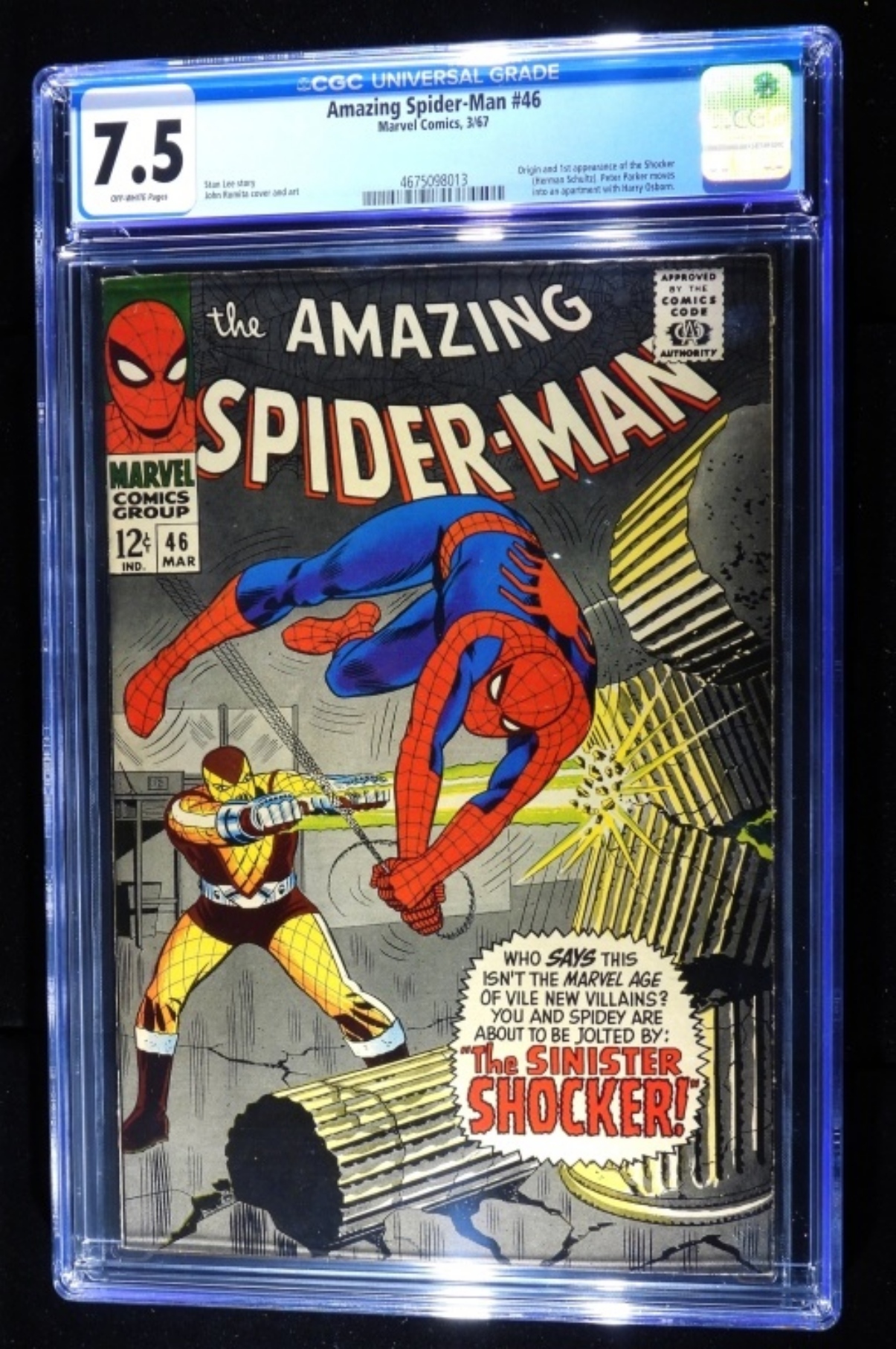 Amazing Spider-Man #46 1967 CGC 7.5