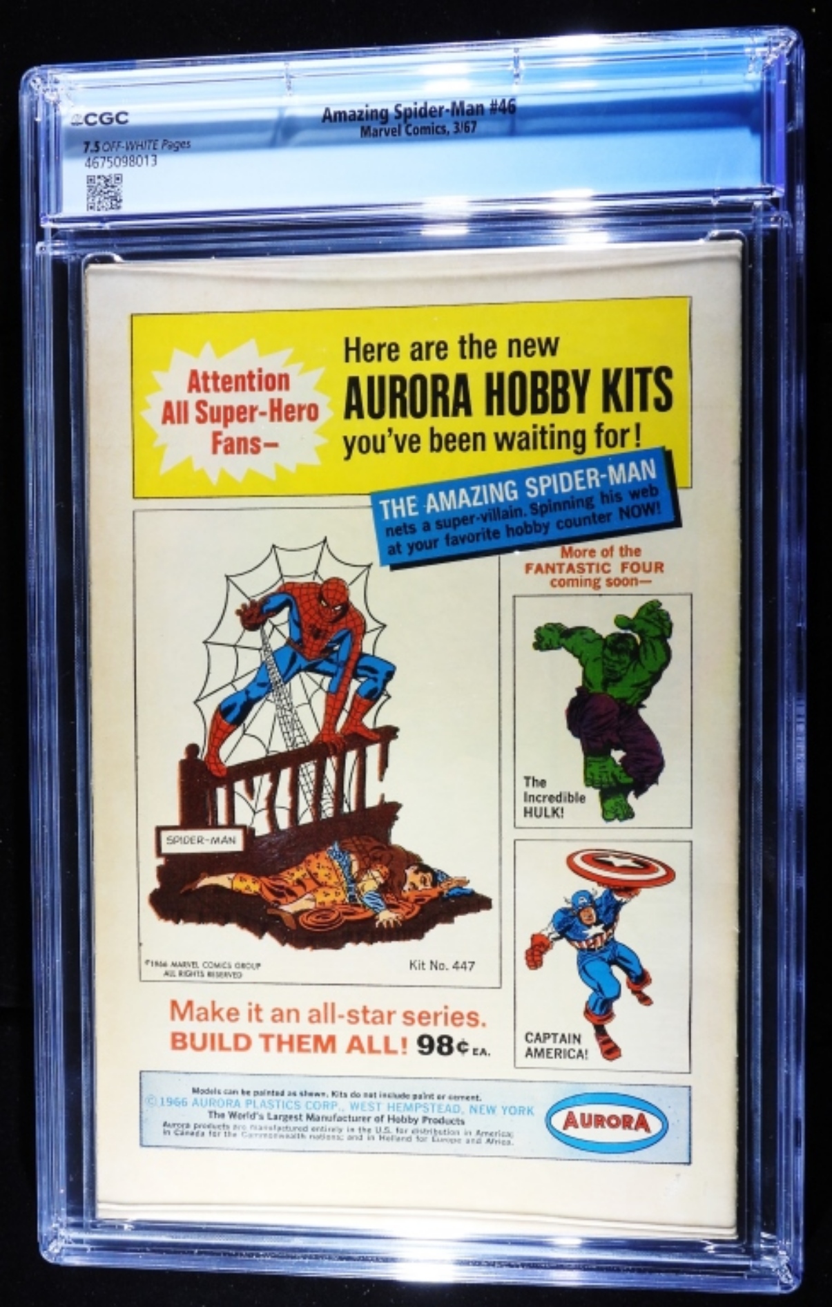 Amazing Spider-Man #46 1967 CGC 7.5