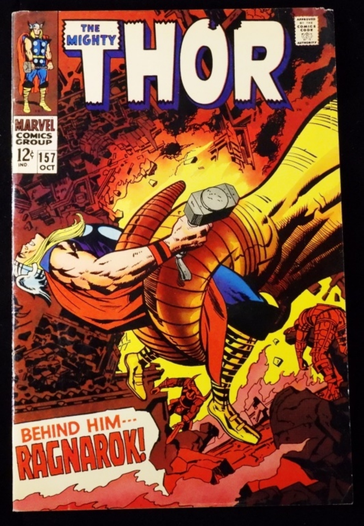 Mighty Thor #157 1968 Marvel, Raw