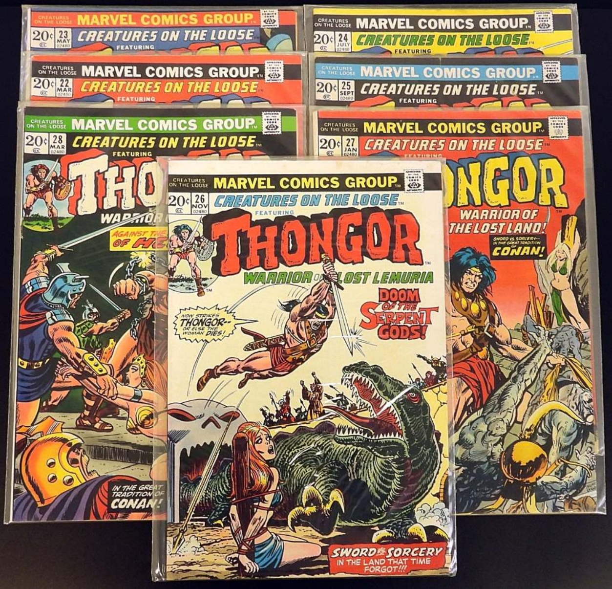 (7) Marvel Creatures On The Loose Featuring Thongo