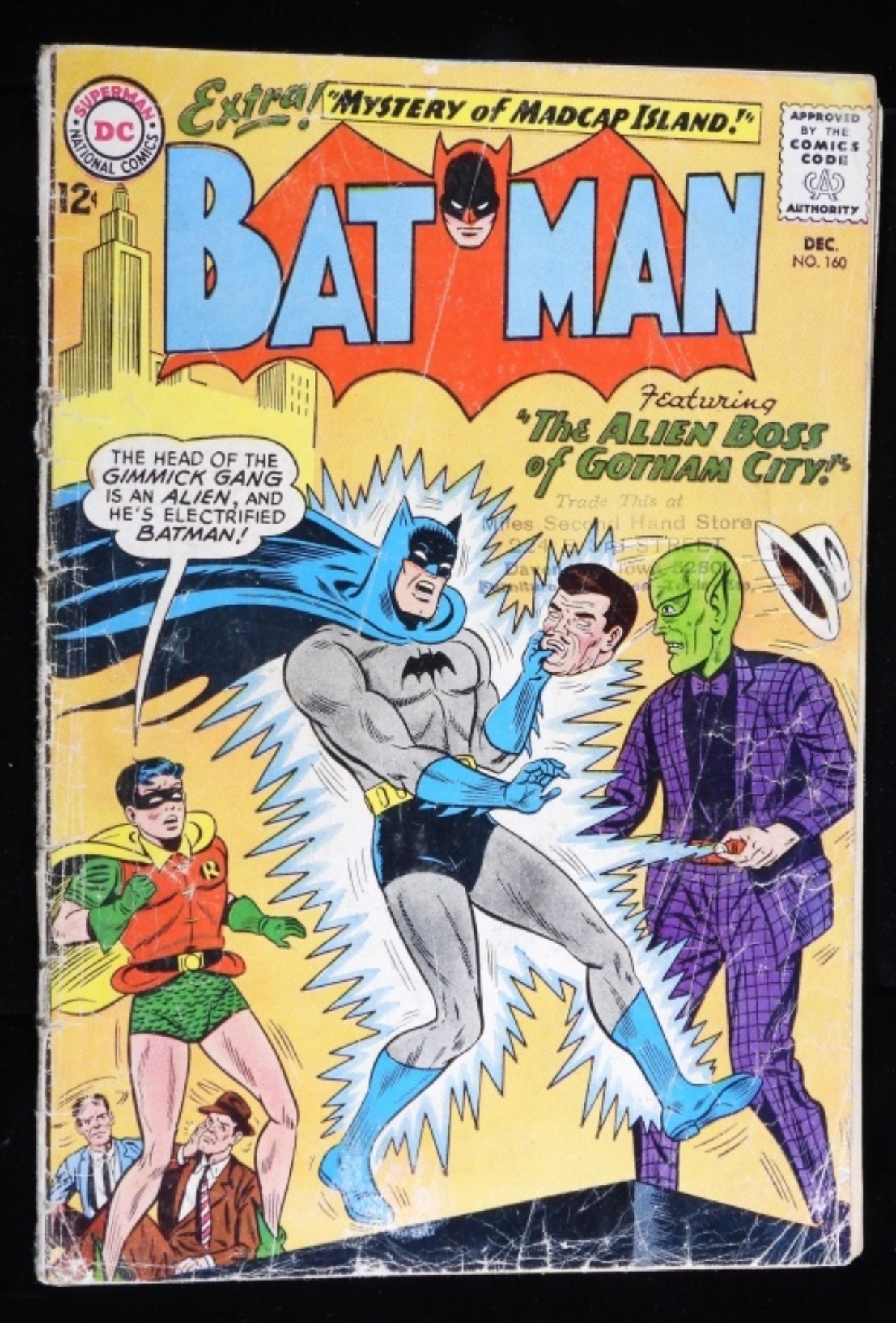 Batman #160 DC 1963 "Alien Boss"