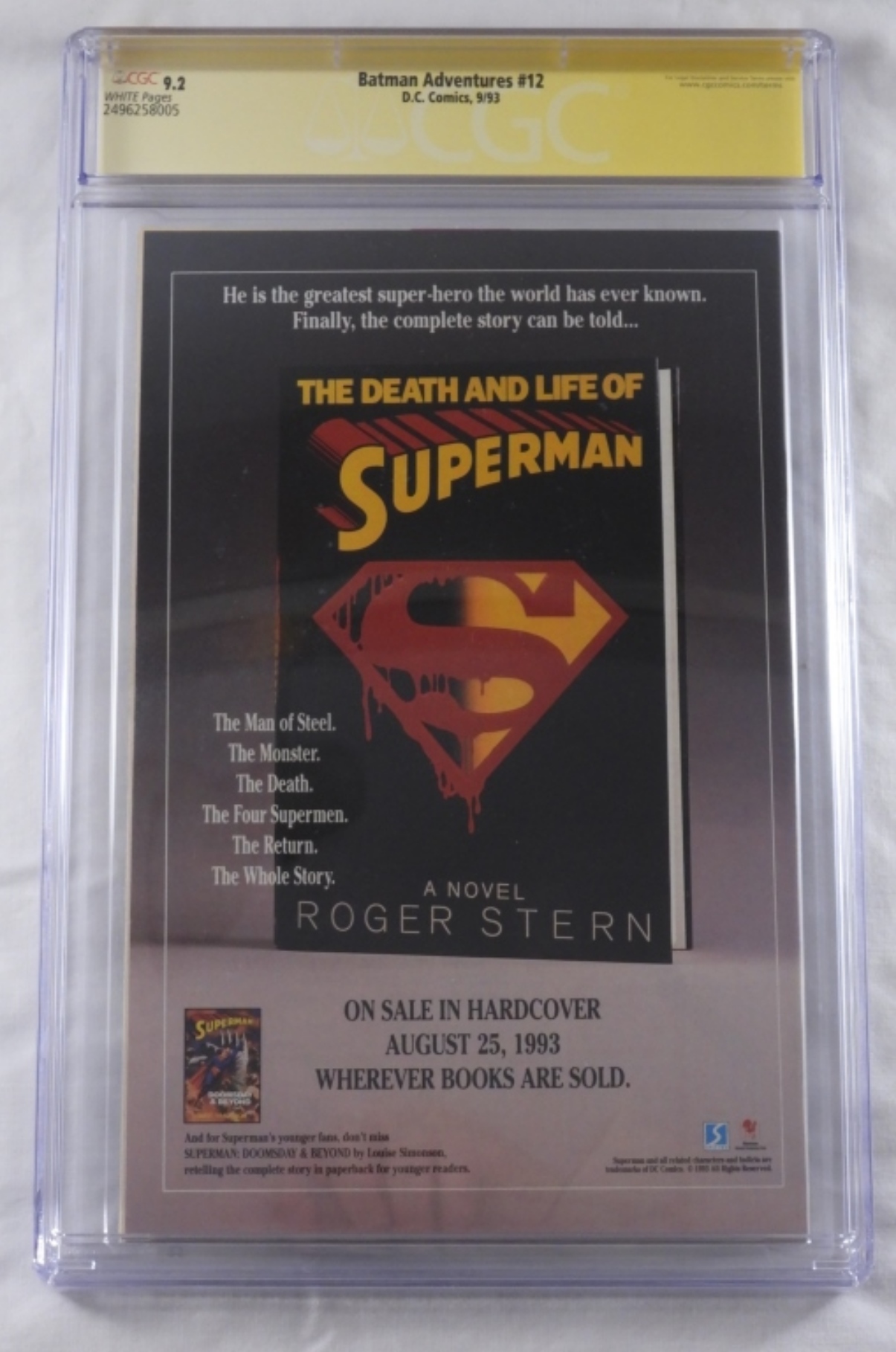 Batman Adventures #12 CGC 9.2 Signature Series