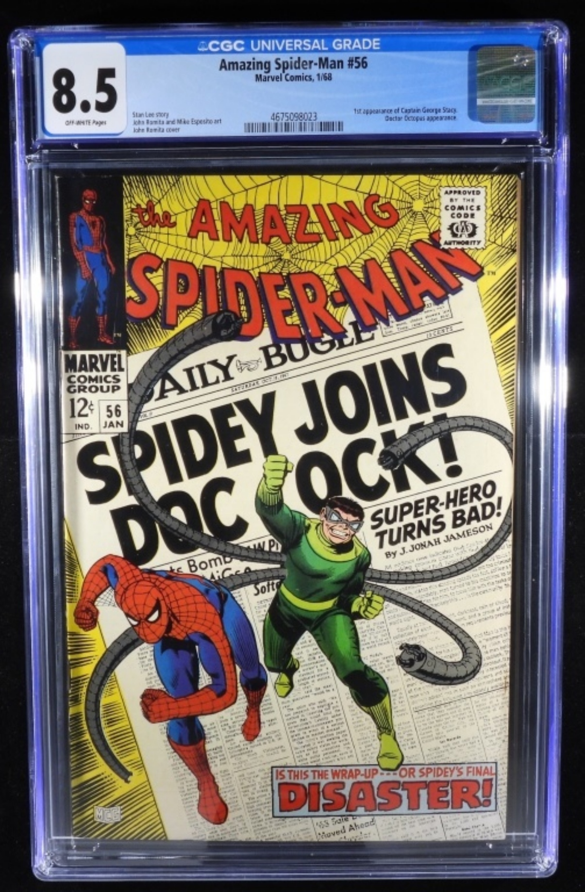 Amazing Spider-Man #56 1968 CGC 8.5