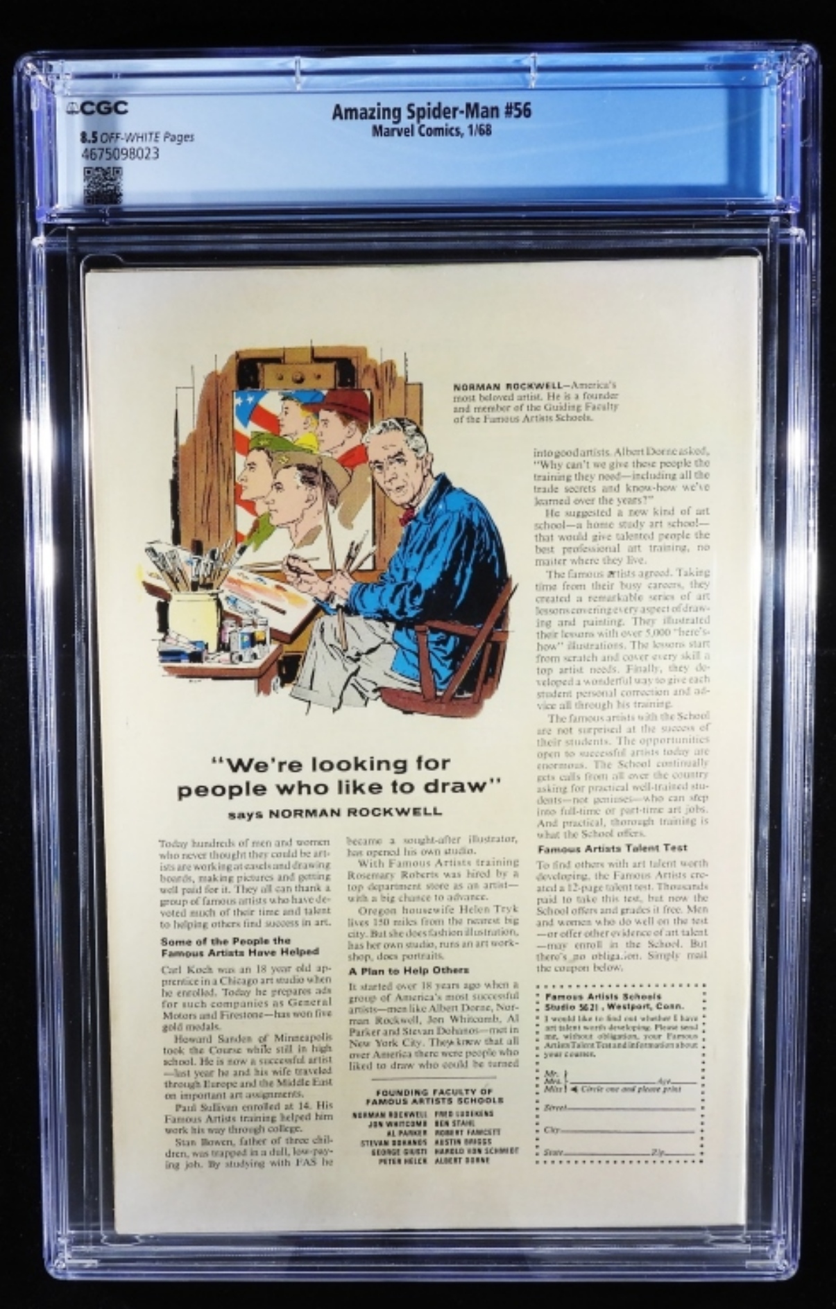 Amazing Spider-Man #56 1968 CGC 8.5