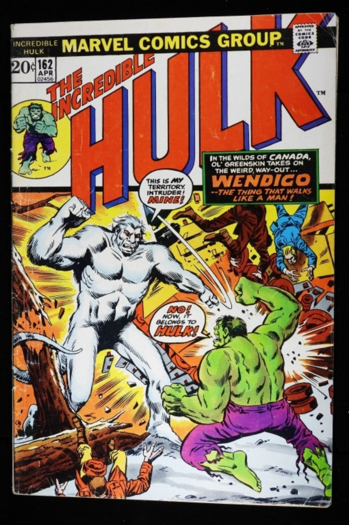 Incredible Hulk #162 1973 Marvel Raw