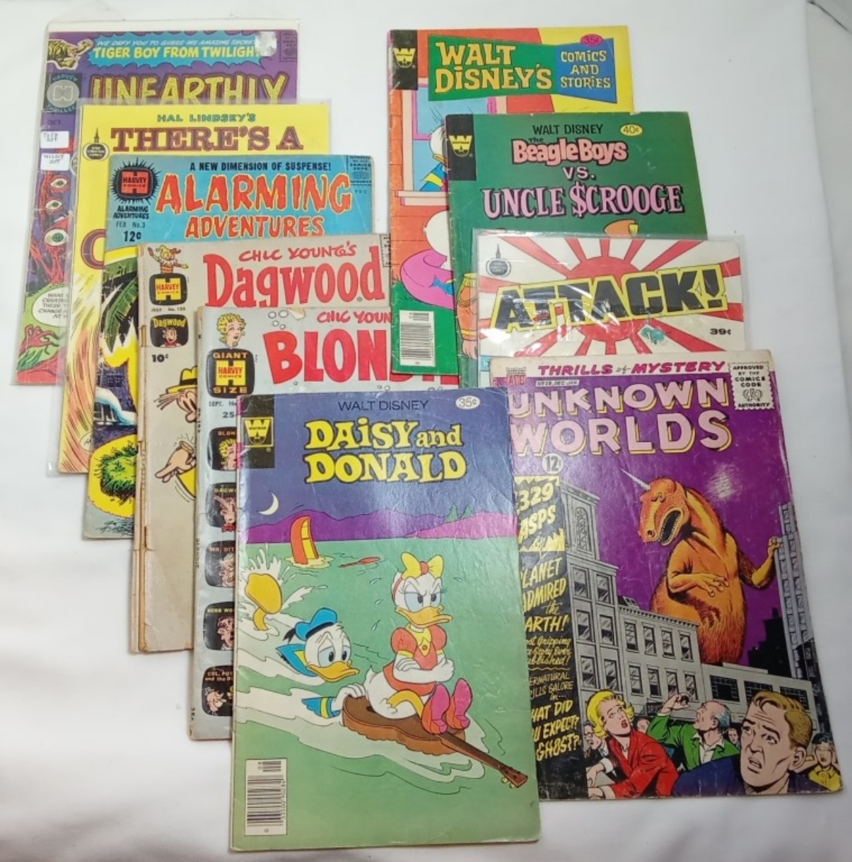 (10) Vintage Mixed Comics