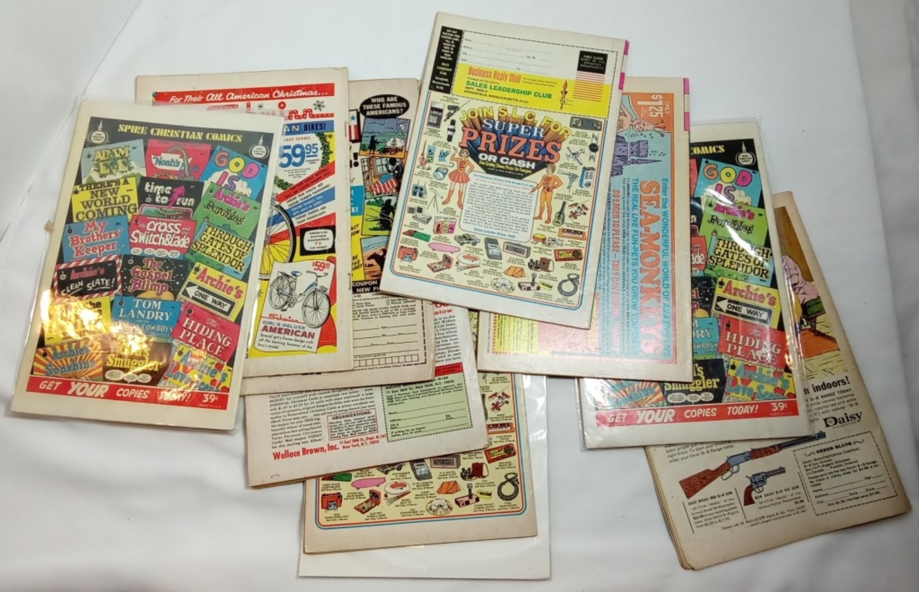 (10) Vintage Mixed Comics