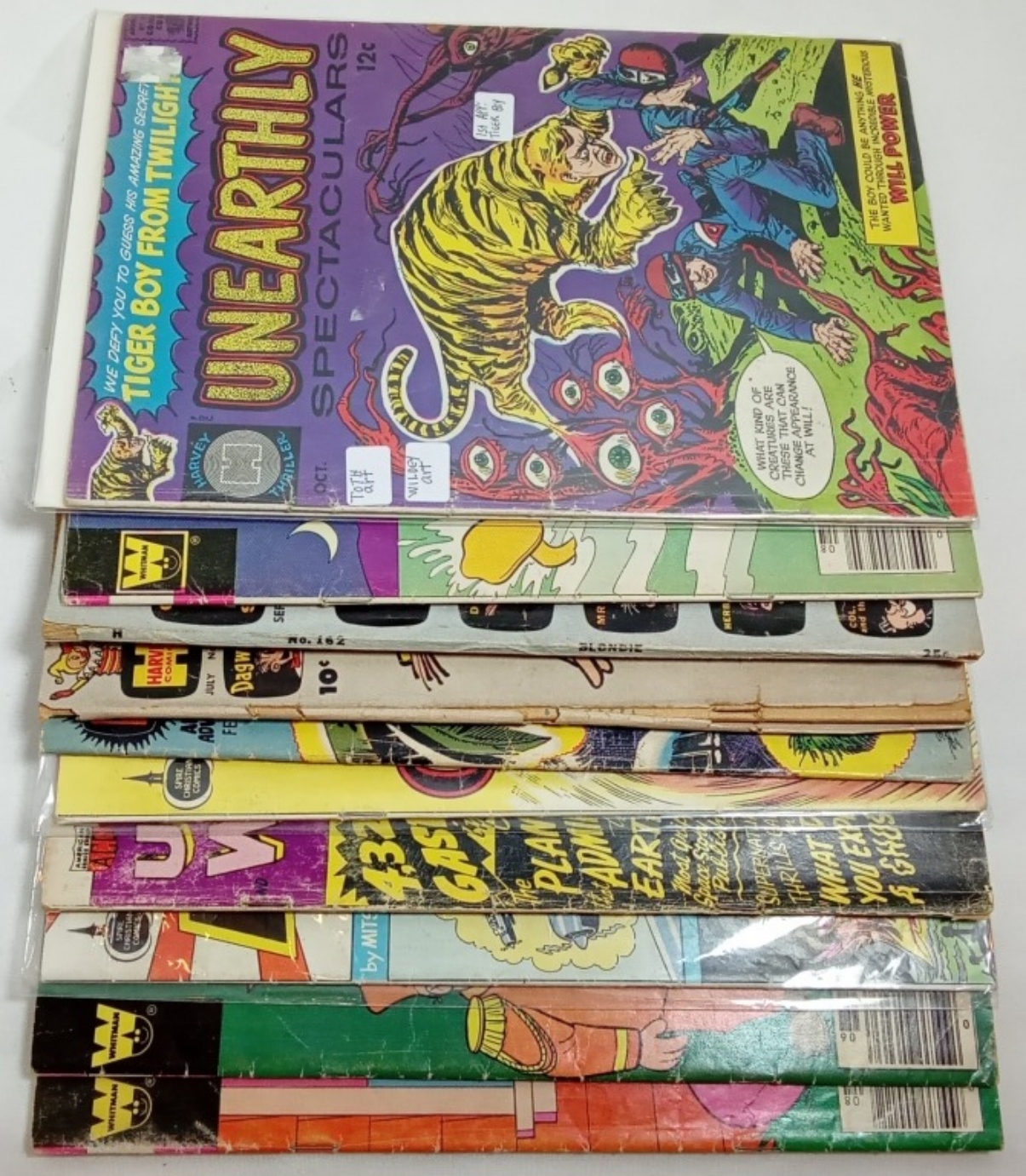 (10) Vintage Mixed Comics