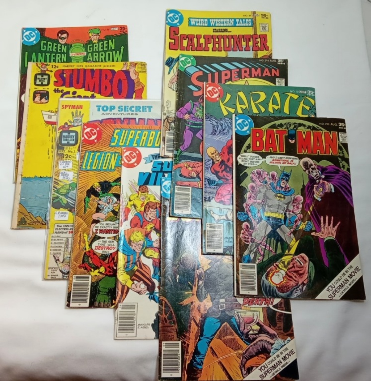 (8) DC Comics, (1) Harvey Hits, (1) Harvey Thrille