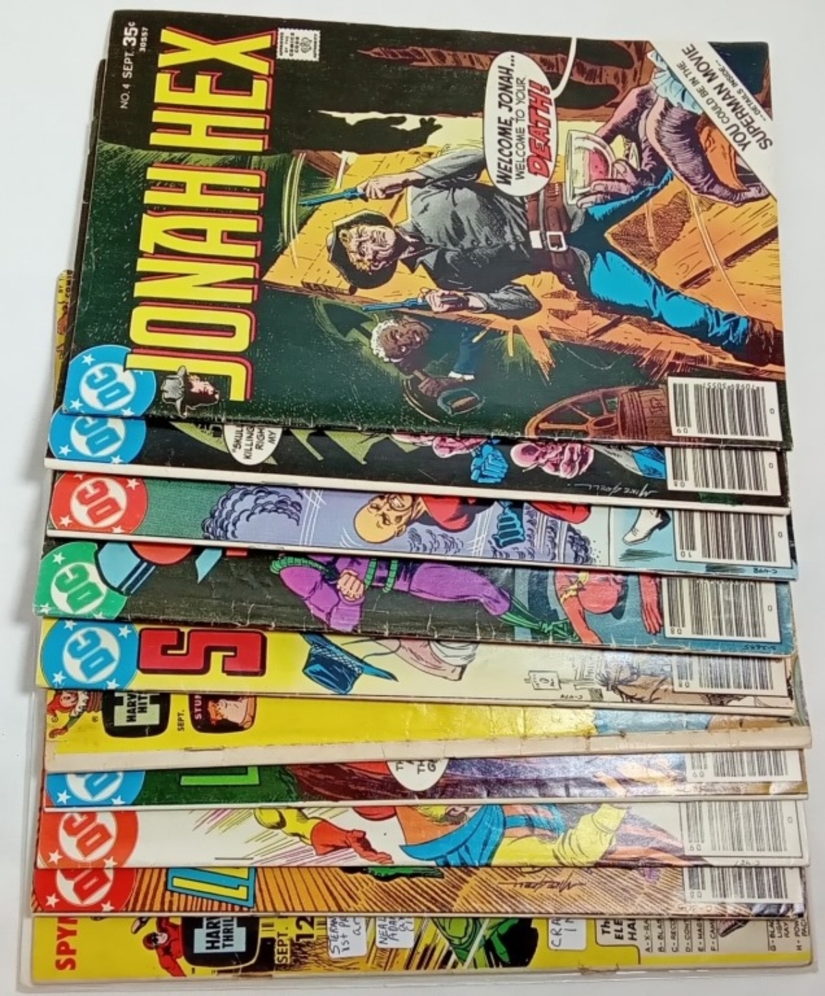 (8) DC Comics, (1) Harvey Hits, (1) Harvey Thrille