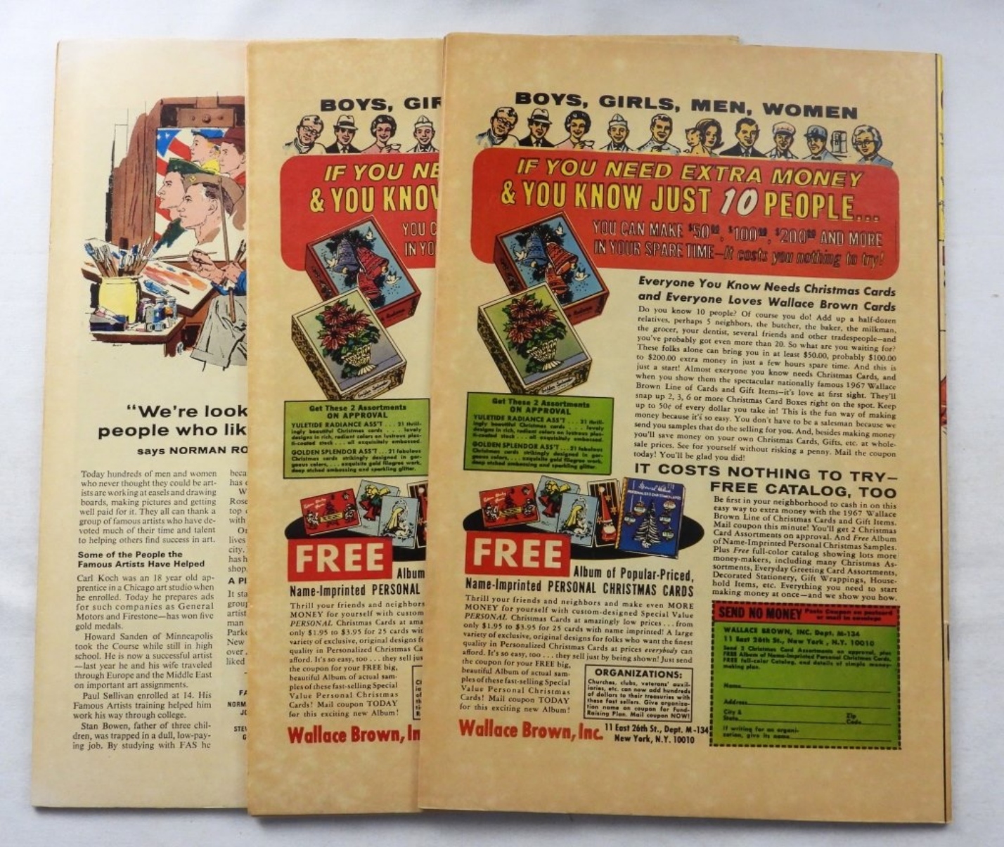 Not Brand Echh #1, 2, 3 Marvel 1967 Raw Lot