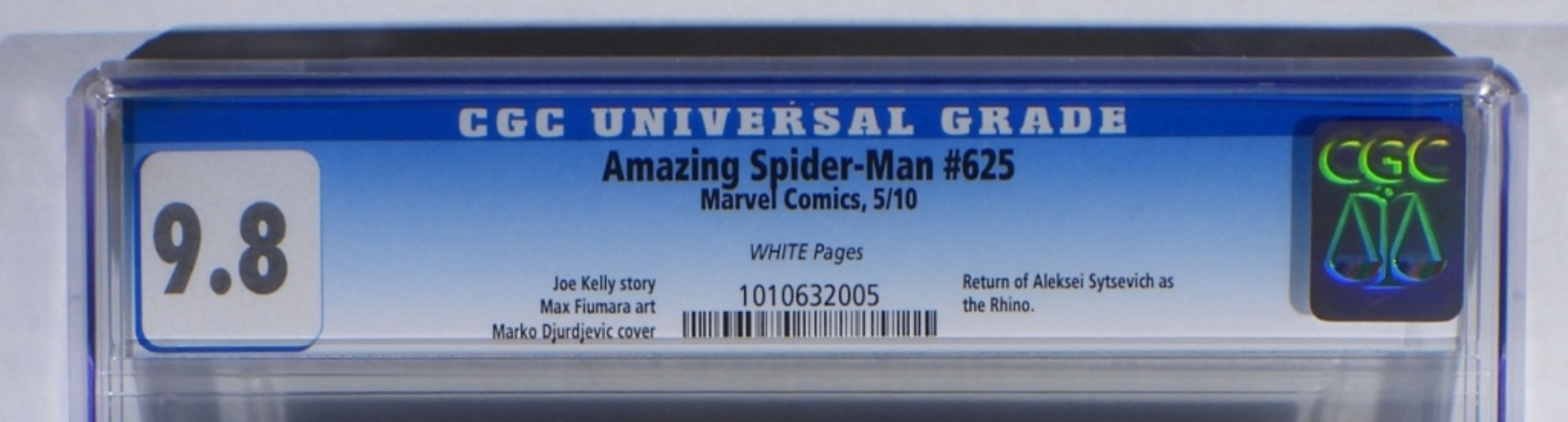 Amazing Spider-Man #625 2010 CGC 9.8