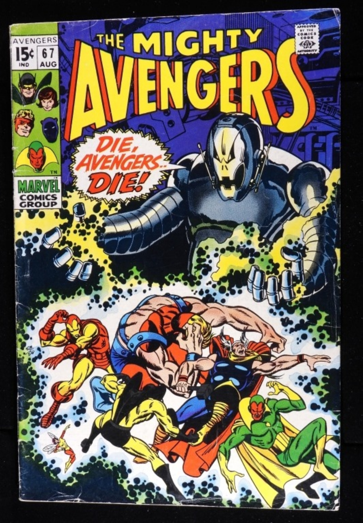Avengers #67 1969 Marvel Comics