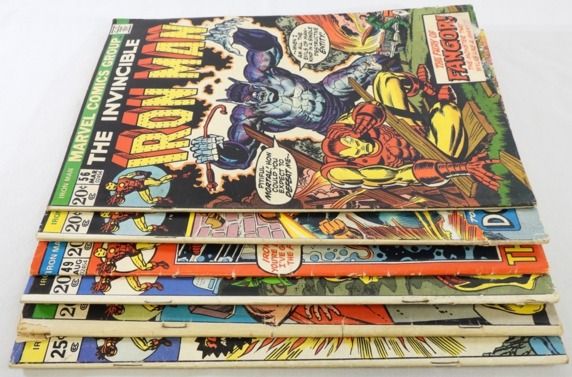 Iron Man Bronze Age Lot Of 6 Marvel
