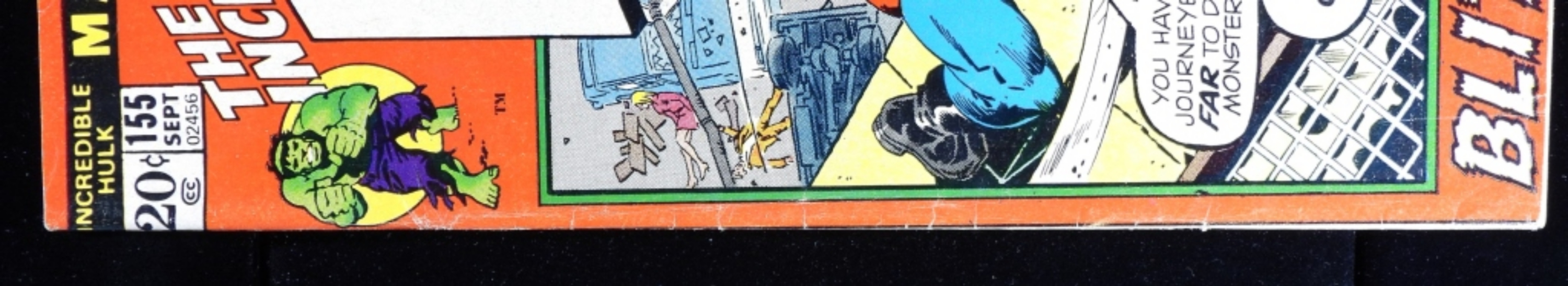 Incredible Hulk #155 1972 Marvel Raw
