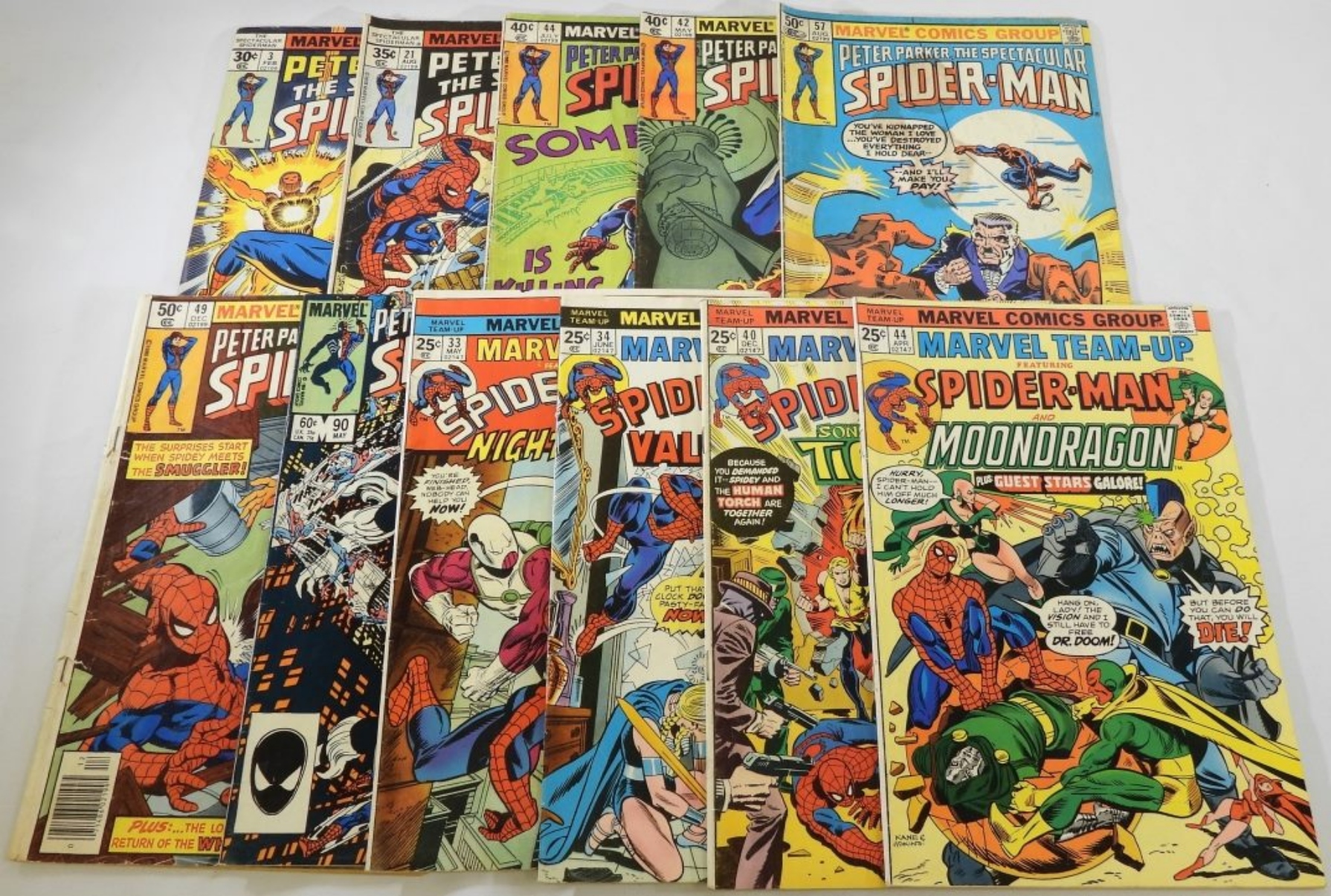 (11) Marvel Spider-Man Mixed Lot