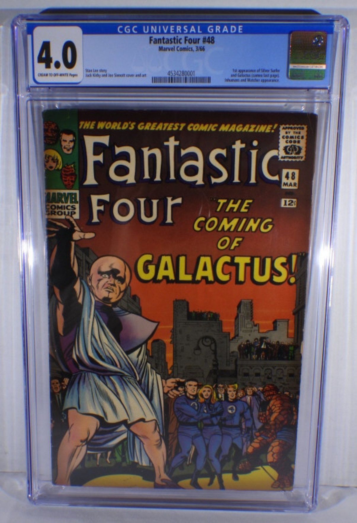 Fantastic Four #48 1966 CGC 4.0 Marvel