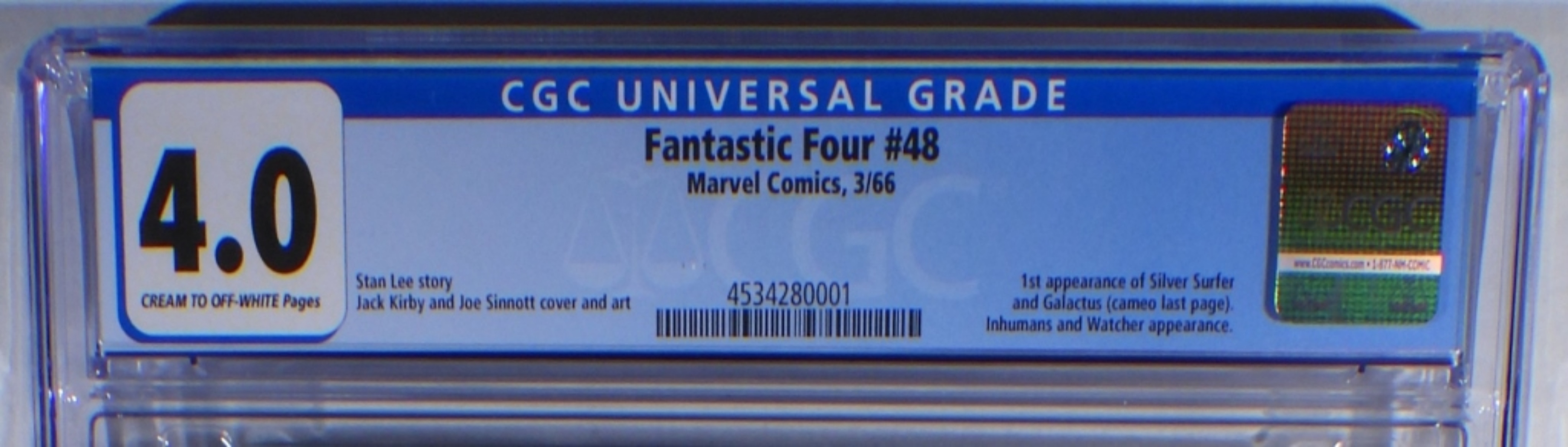 Fantastic Four #48 1966 CGC 4.0 Marvel