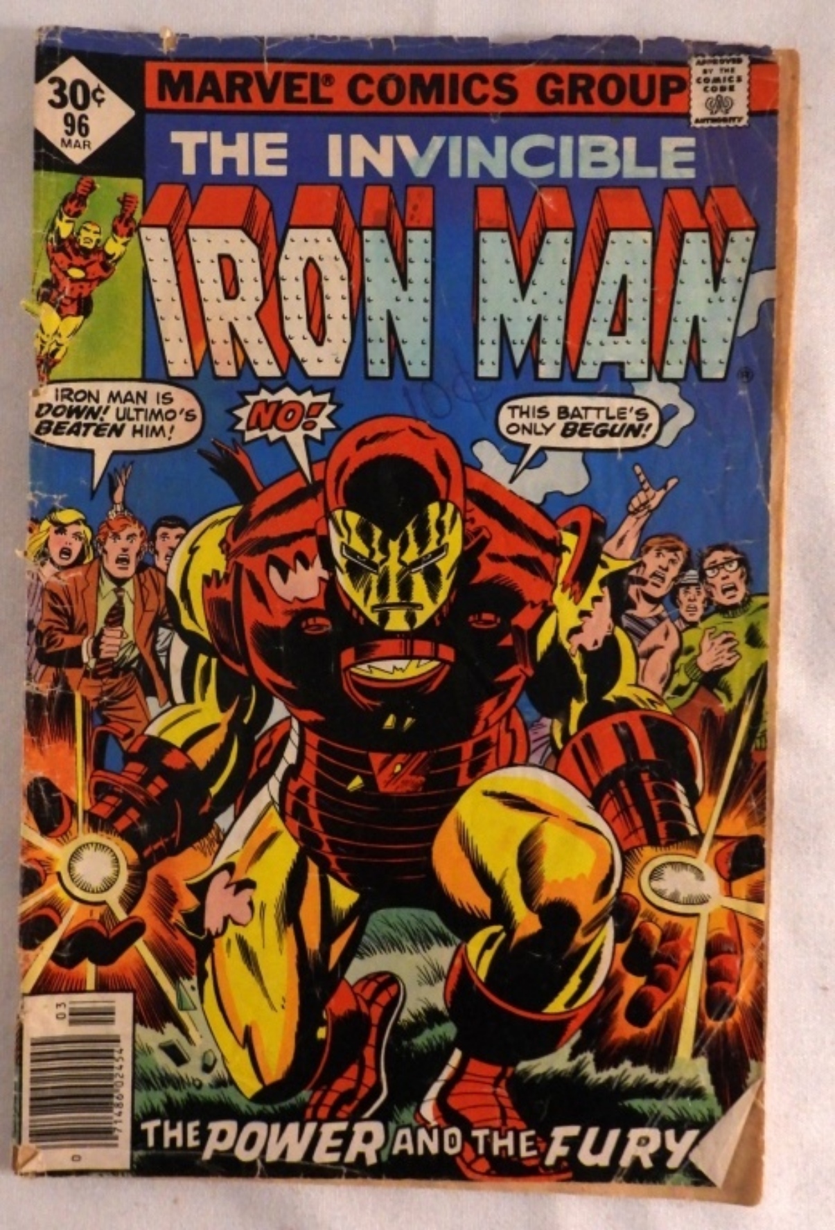 Invincible Iron Man #96 1977 Marvel Raw