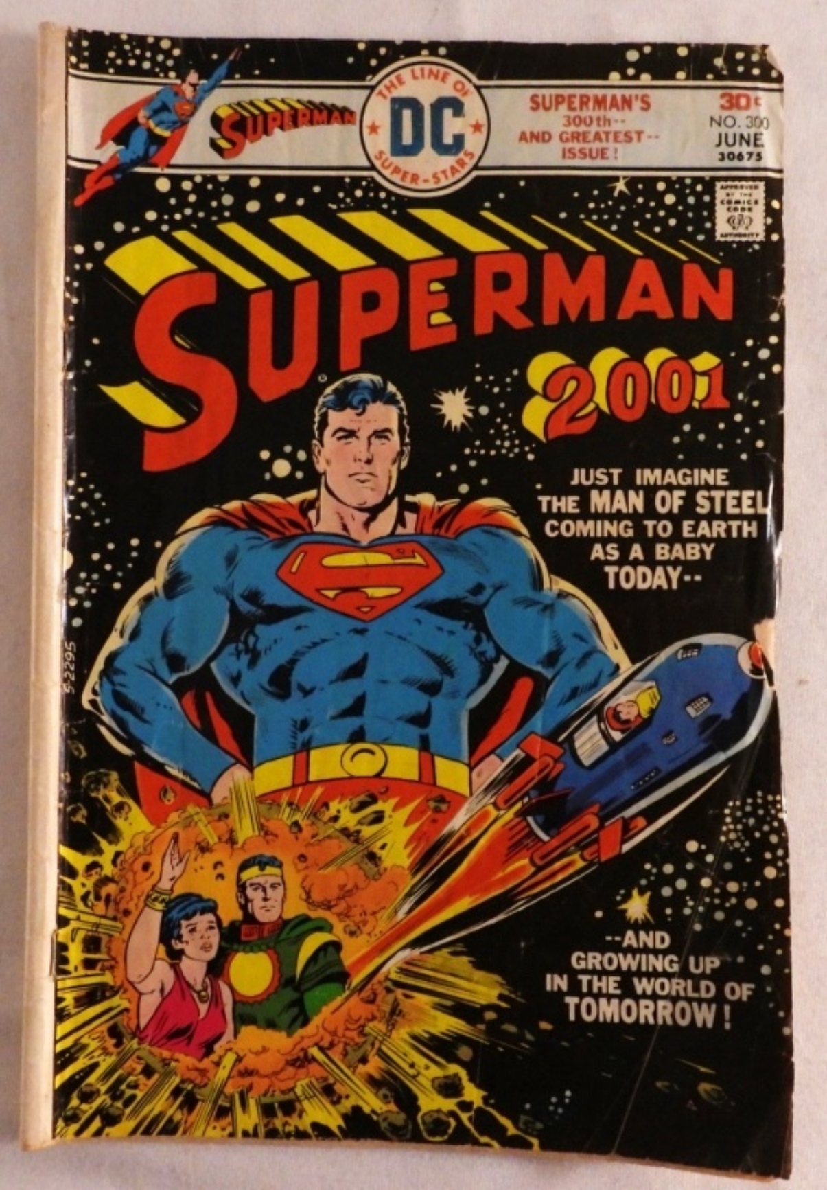 Superman #300 1976 DC Bronze Age Raw