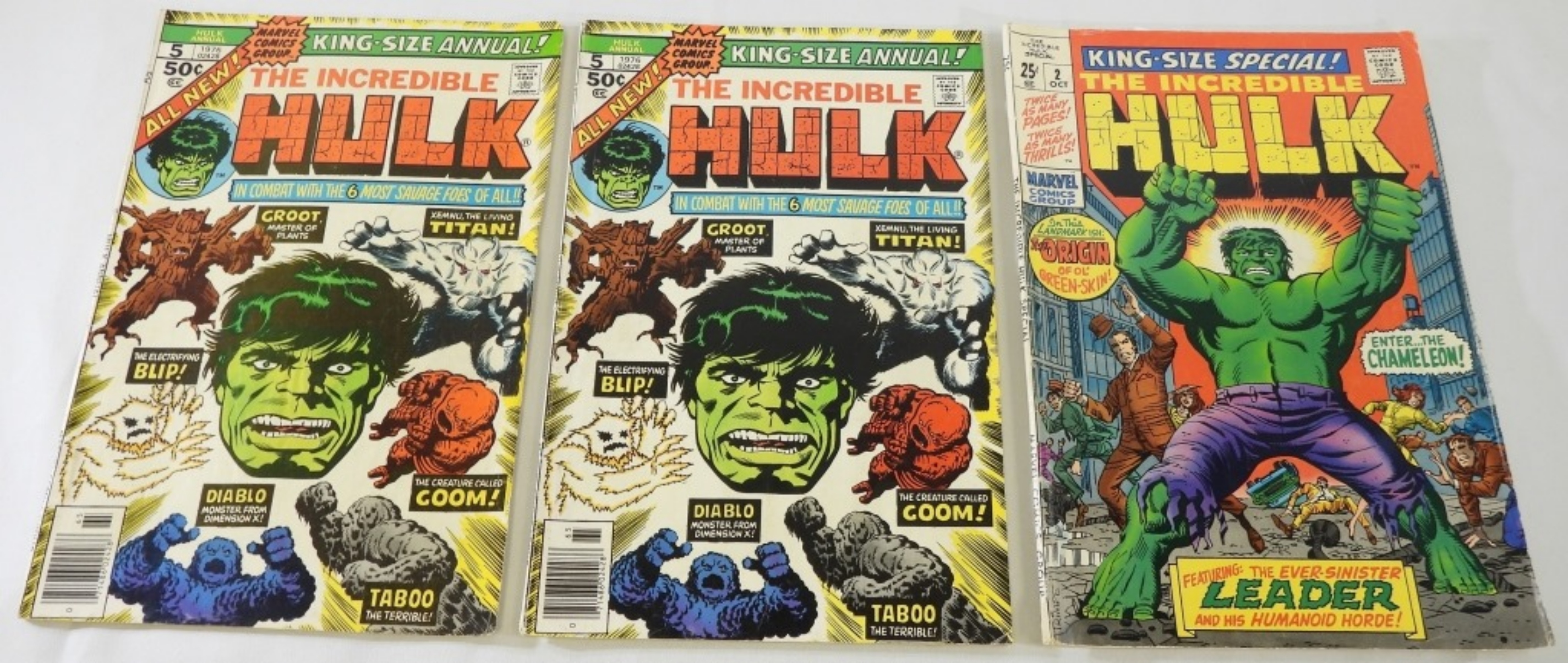 Incredible Hulk Annual #5 x2, Special #2 Lot