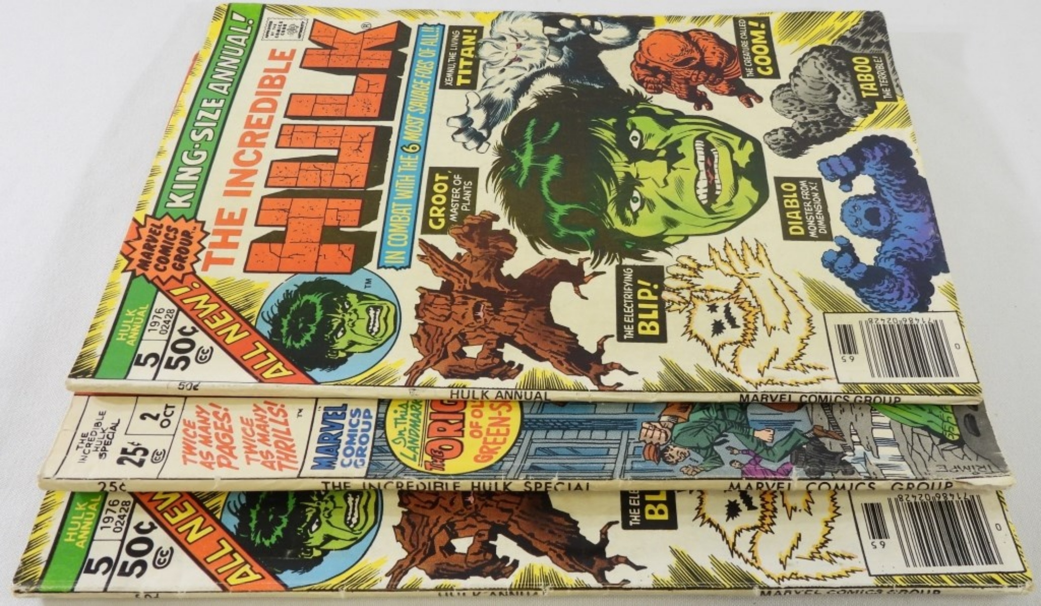 Incredible Hulk Annual #5 x2, Special #2 Lot