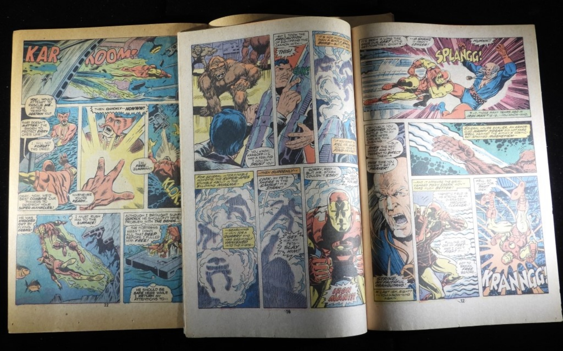 Invincible Iron Man #69 & #83 Marvel 1974-75 Raw