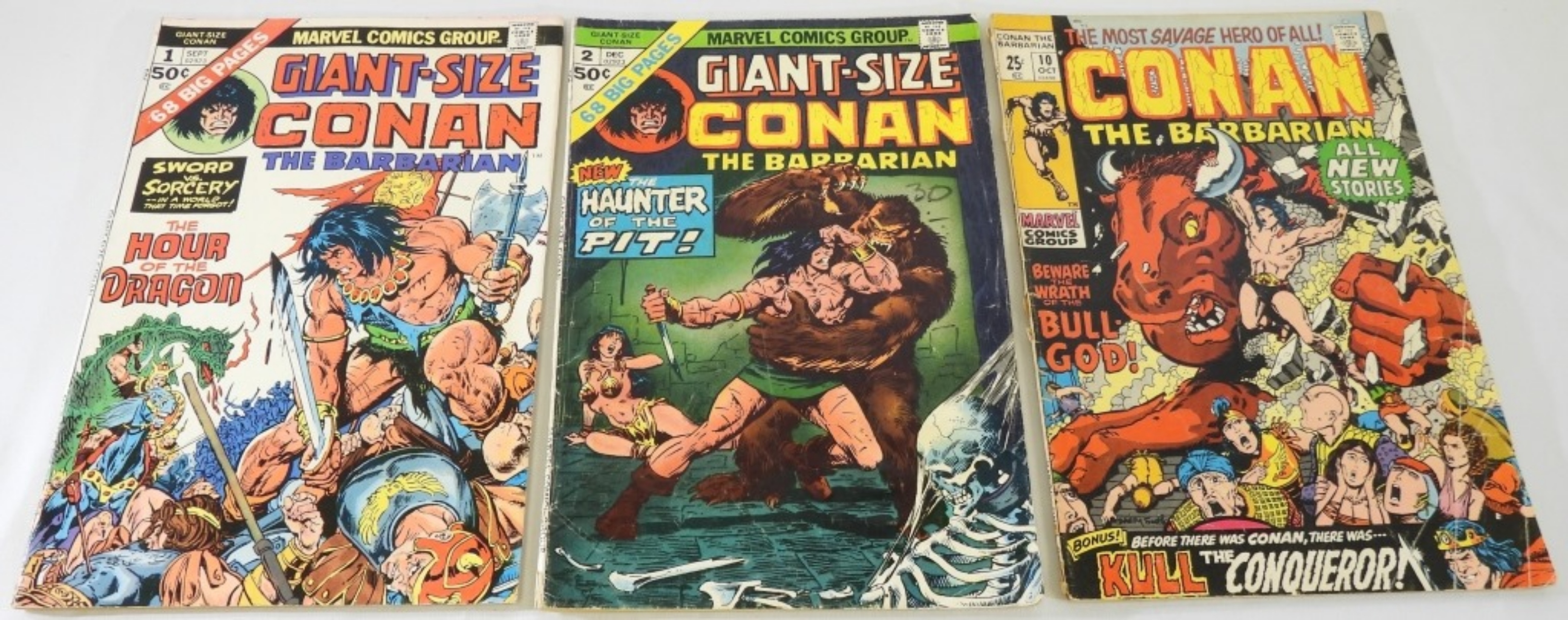Giant-Size Conan #1, 2 & #10, Marvel