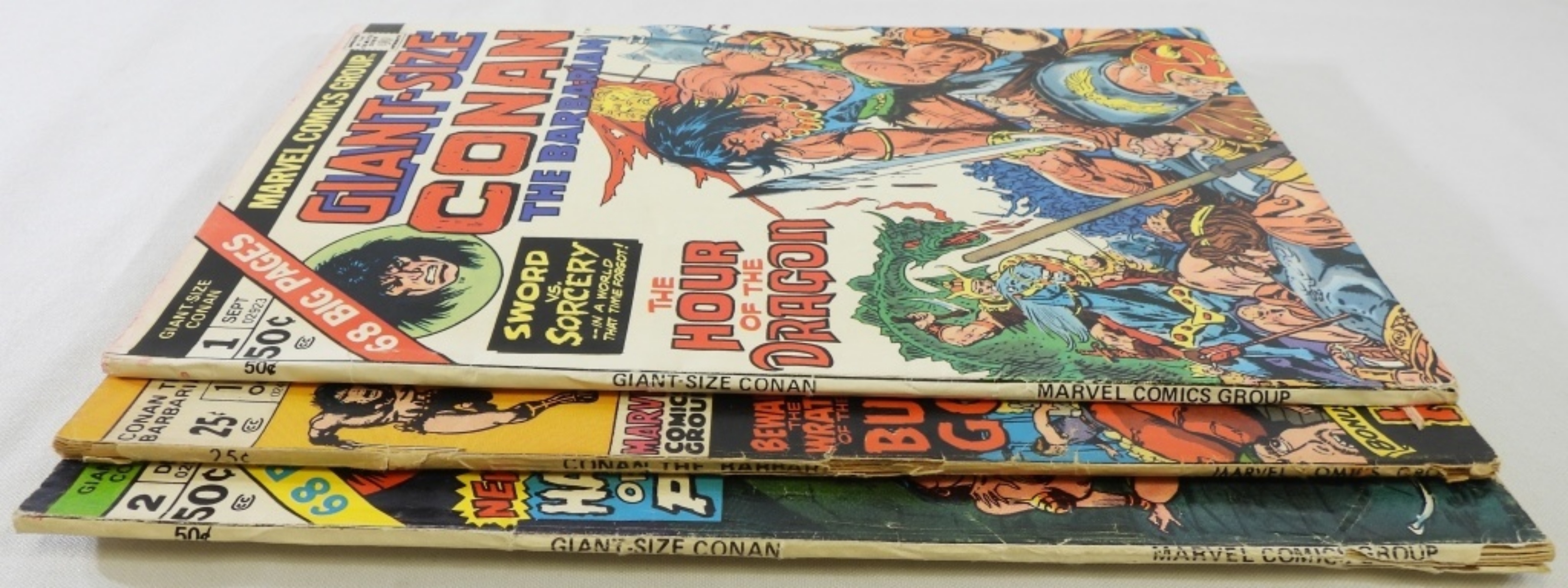 Giant-Size Conan #1, 2 & #10, Marvel