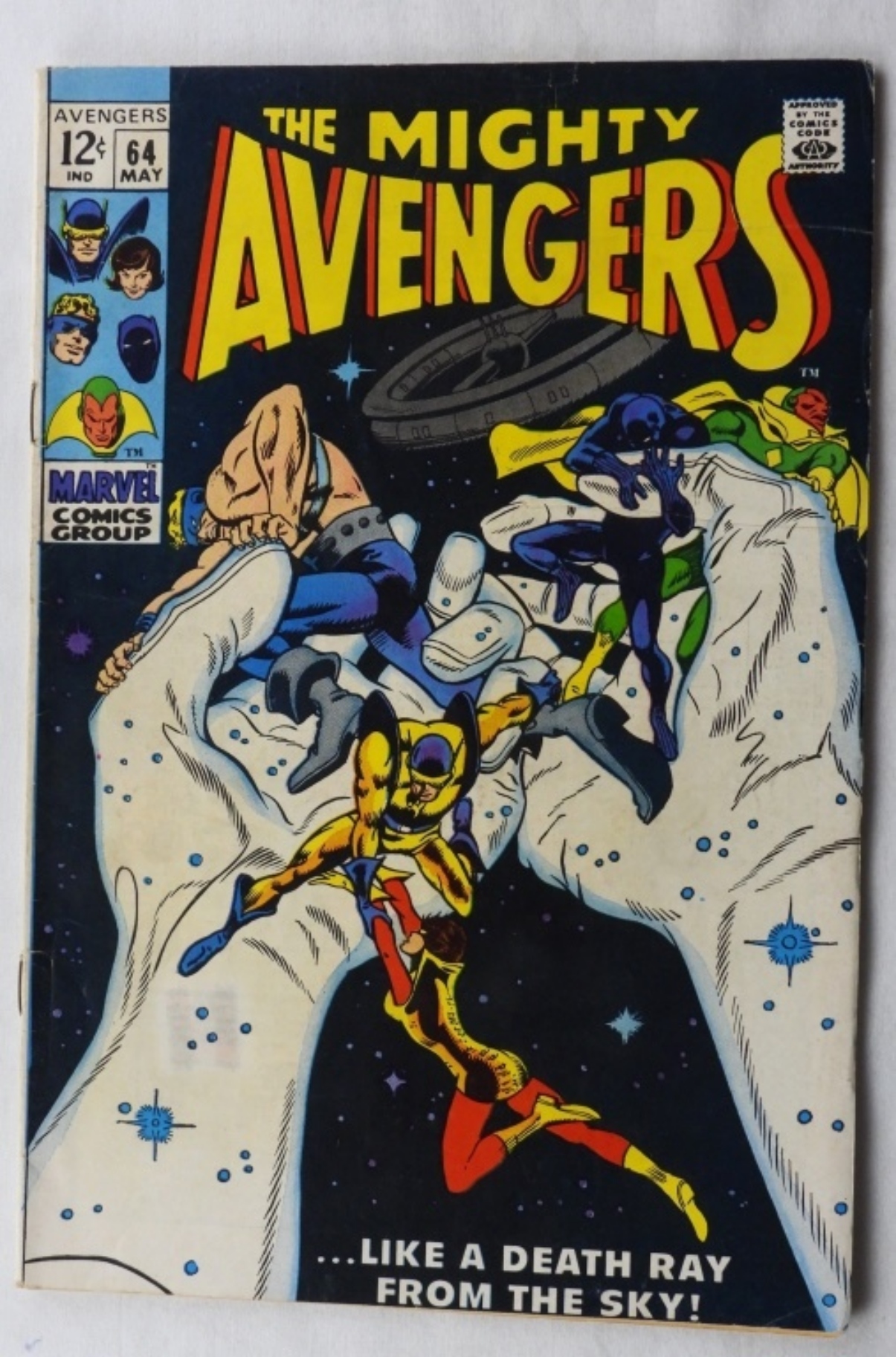 Avengers #64 1969 Marvel Silver Age Raw