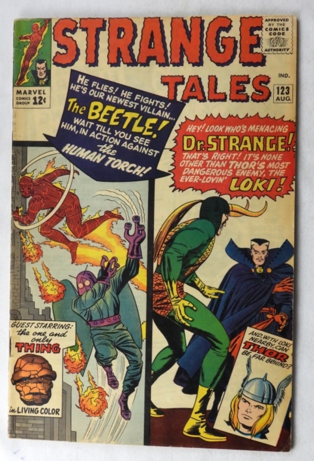 Strange Tales #123 1964, Marvel Raw