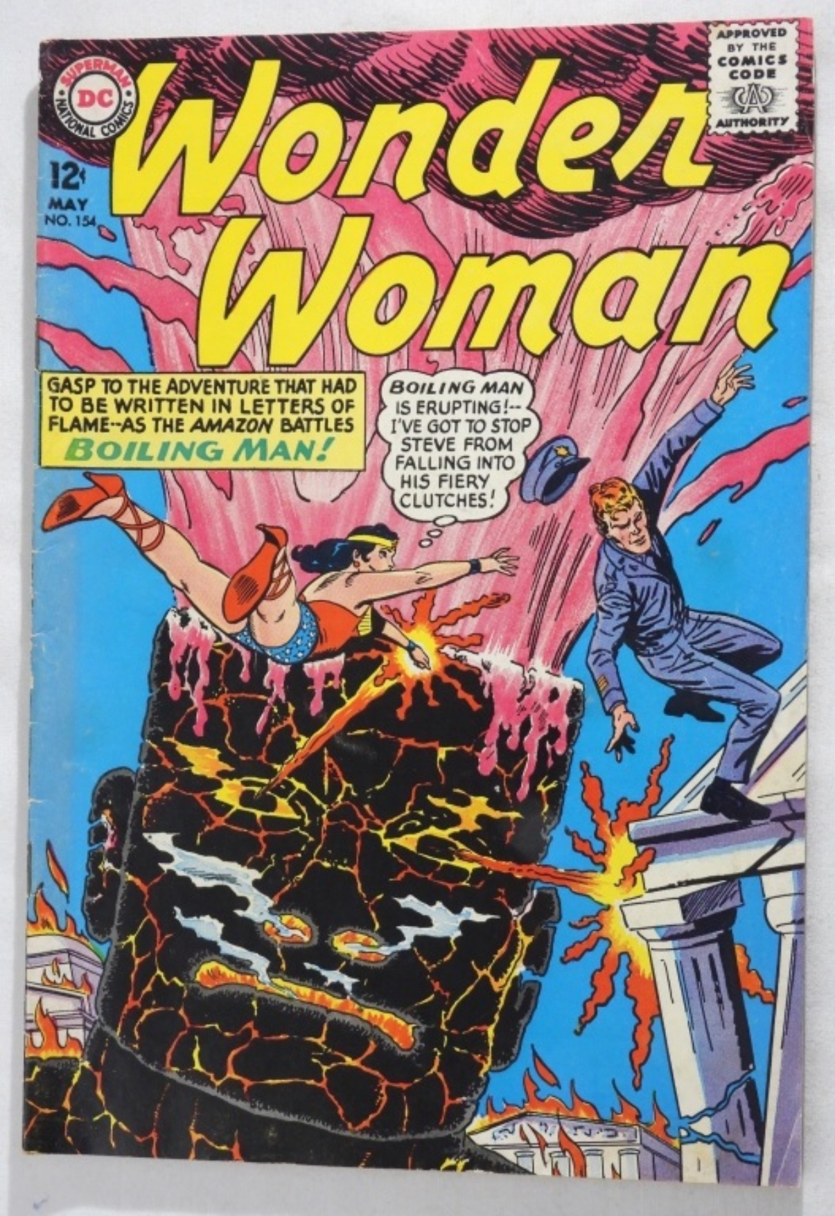 Wonder Woman #154 1965 DC Silver Age Raw