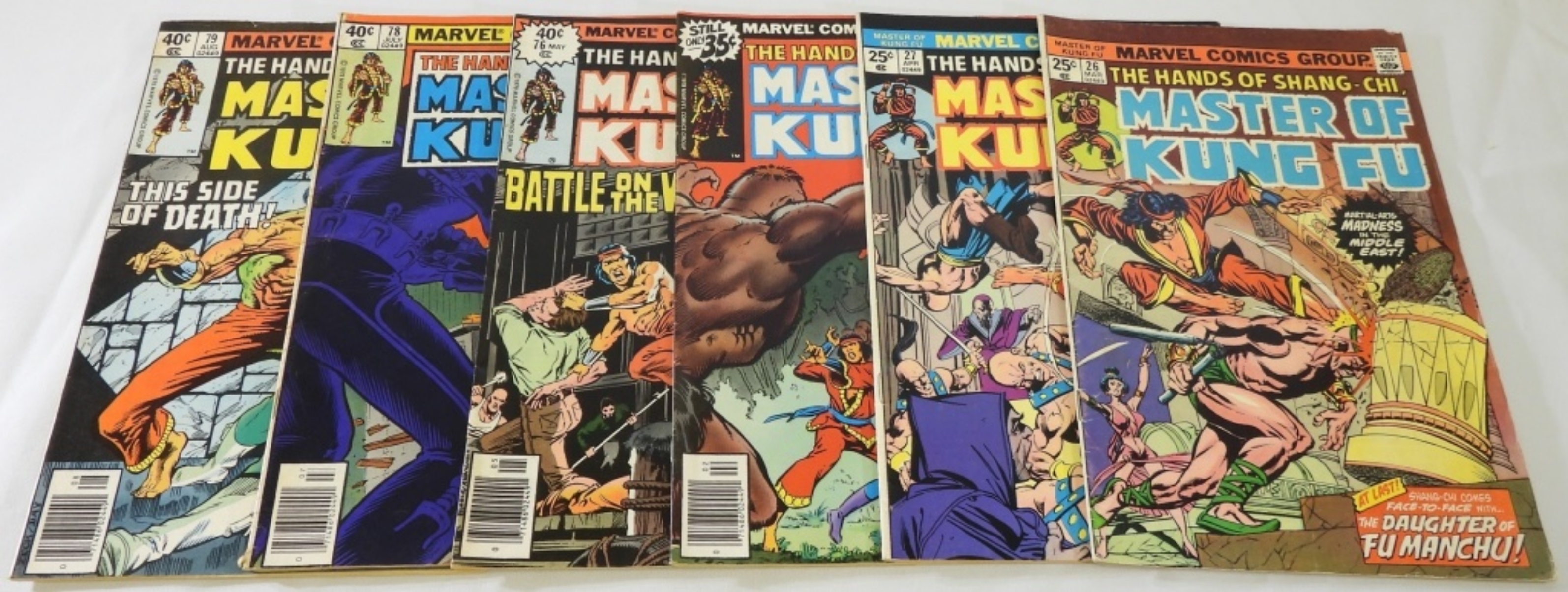 (6) Marvel The Hands Of Shang-Chi Master Of Kung F