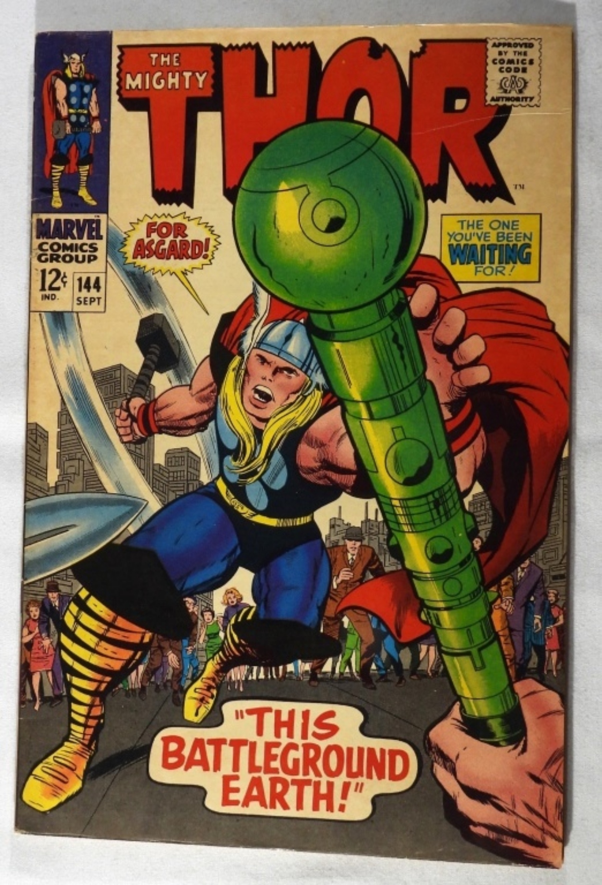 Mighty Thor #144 1967 Marvel Silver Age Raw