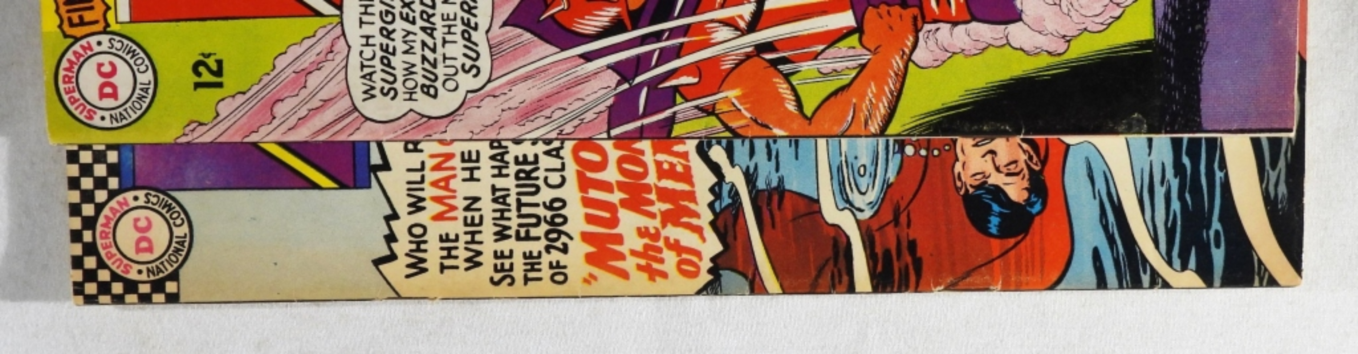 Action Comics #330 & #338 DC 1965-66 Raw