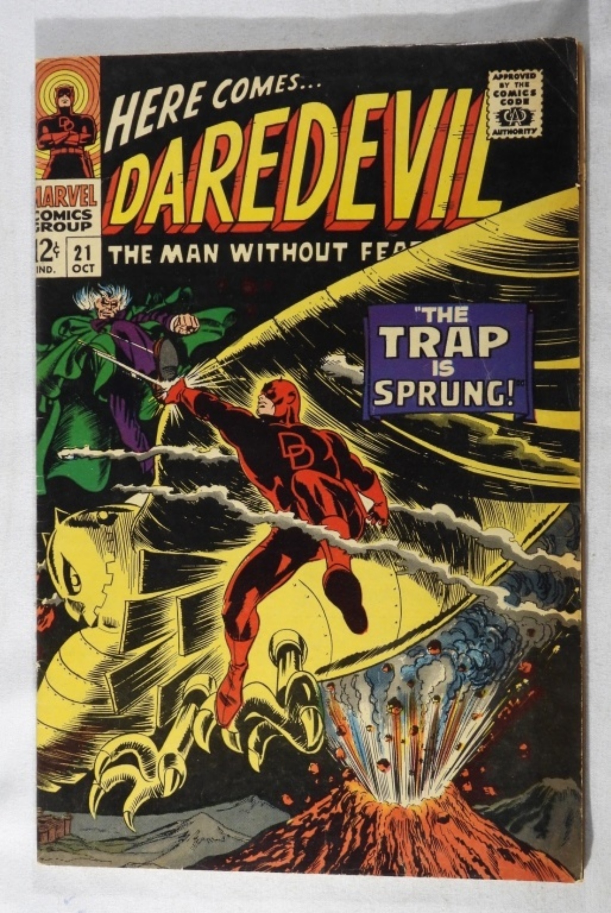 Daredevil #21 1966 Marvel Silver Age Raw