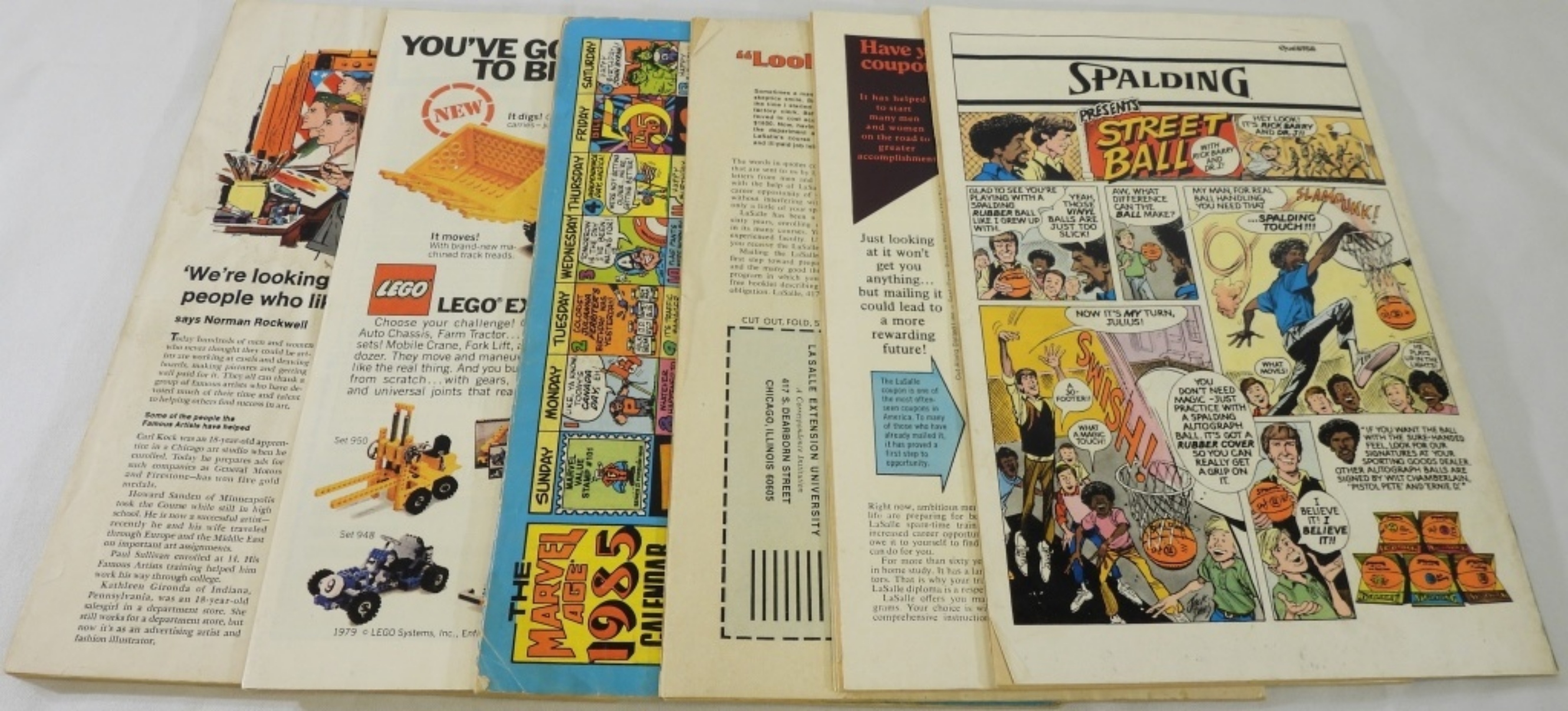 (5) Captain Marvel (1) Marvel Super Action